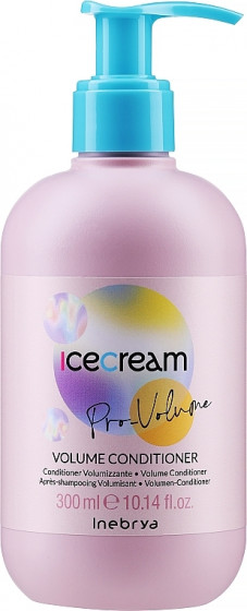 Inebrya Ice Cream Pro-Volume Conditioner - Кондиціонер для тонкого волосся