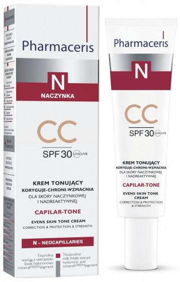 Pharmaceris N Capilar-tone CC Cream SPF30 - Тонуючий СС-крем - 1