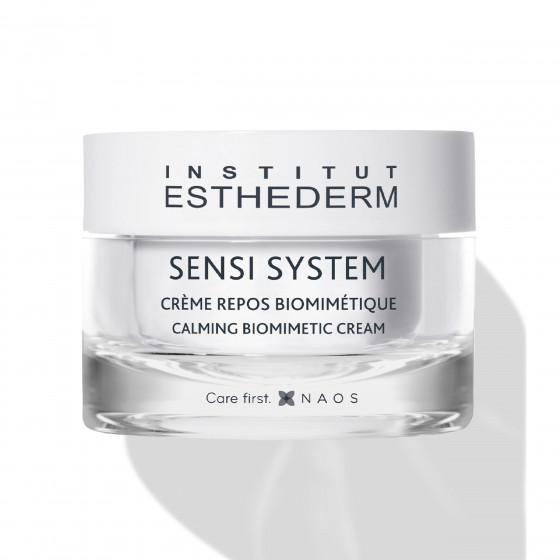 Institut Esthederm Sensi System Calming Biomimetic Cream - Заспокійливий біоміметичний крем для обличчя - 1