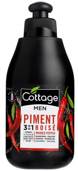 Cottage Homme Shower Gel & Shampoo Piment - Шампунь-гель "Листя перцю"