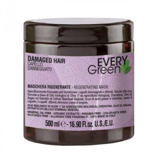 Dikson Every Green Damager Hair Mask Rigenerante - Маска для пошкодженого волосся