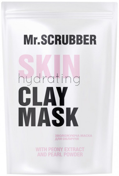 Mr.Scrubber Hydrating Peony Extract Clay Mask - Зволожуюча маска для обличчя