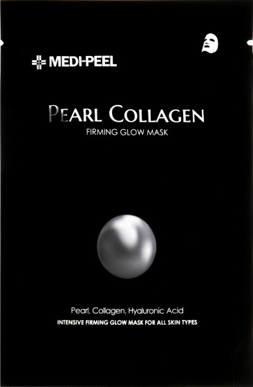 Medi Peel Pearl Collagen Firming Glow Mask - Розгладжуюча маска для обличчя з перлами та колагеном