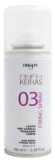 Dikson Keiras Finish Fixing Spray Lacca Fissaggio Forte 03 - Лак для волосся сильної фіксації