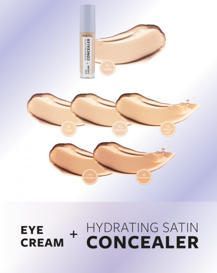 Pastel Eye Cream + Hydrating Satin Concealer - Крем для повік + зволожуючий сатиновий консилер - 4