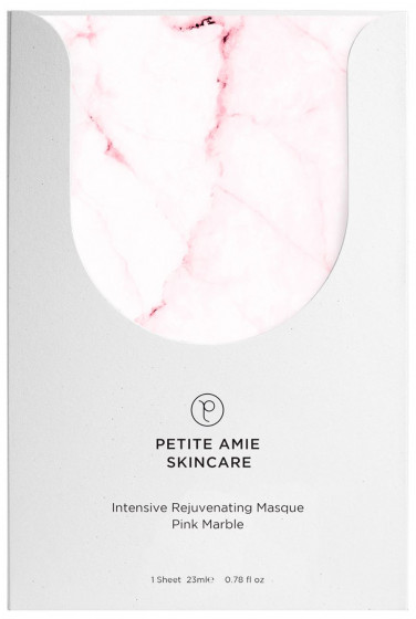 Petite Amie Intensive Rejuvenating Masque, Pink Marble - Мармурова маска для обличчя "Живильна"