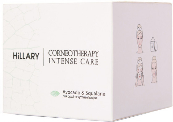 Hillary Corneotherapy Intense Care Avocado & Squalane Cream - Крем для сухої та чутливої ​​шкіри - 1