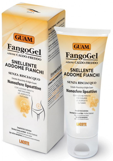 GUAM FangoGel Snellente Addome Fianchi - Фанг-гель для живота і талії з контрастною дією "холод-тепло"