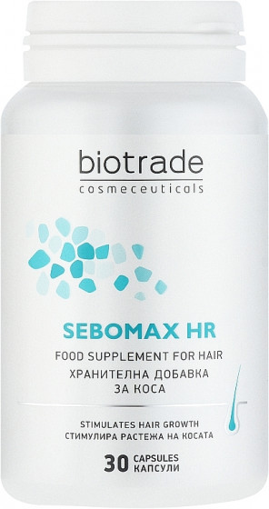 Biotrade Sebomax HR Food Supplement For Hair - Харчова добавка проти випадання волосся