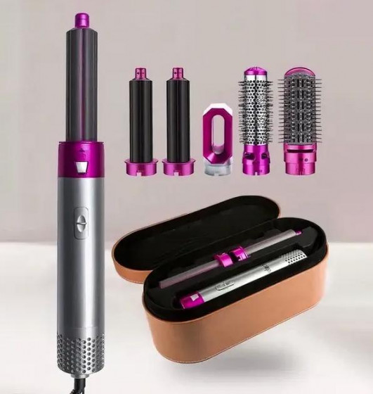 Hot Air Styler 5in1 - Стайлер для волосся в шкіряному кейсі - 2