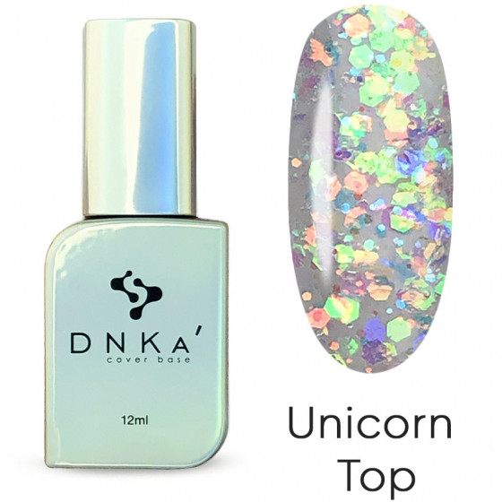 DNKa Unicorn Top - Топ для гель лаку без липкого шару з каміфубуками