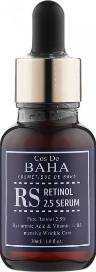 Cos De BAHA Retinol 2.5 Serum - Омолоджуюча сироватка для обличчя з ретинолом