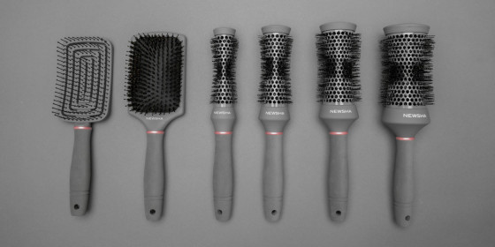 Newsha Deluxe Round Brush - Круглий браш "Делюкс" 53 мм - 4