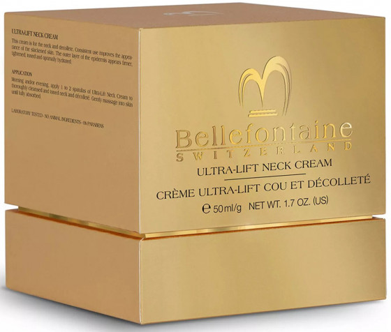 Bellefontaine Ultra-Lift Neck Cream - Підтягуючий крем для шиї "Ультра-ліфтинг" - 1