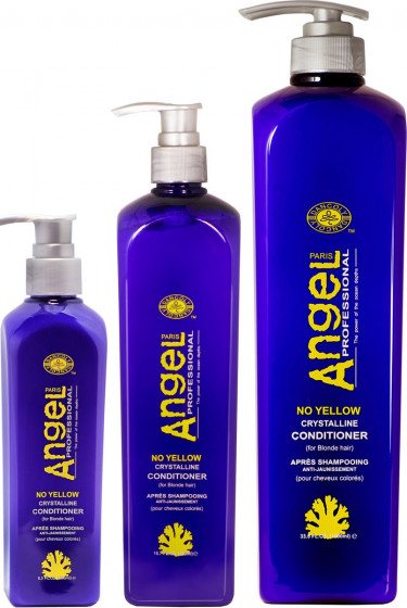 Angel Professional No Yellow Crystalline Conditioner - Кондиціонер для нейтралізації жовтого пігменту - 1