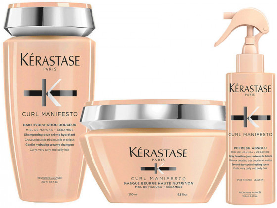 Kerastase Curl Manifesto Bain Hydratation Douceur - Зволожуючий шампунь-ванна для кучерявого волосся - 6