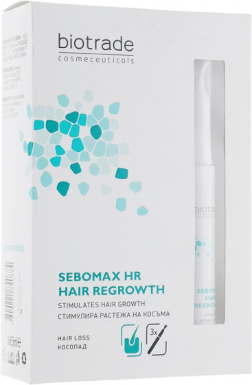Biotrade Sebomax Hair Regrowth Stimulating Hair Gel - Гель проти випадання волосся - 1