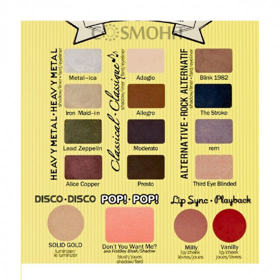 TheBalm Palettes Balm Jovi Face Palette - Палітра для макіяжу - 4