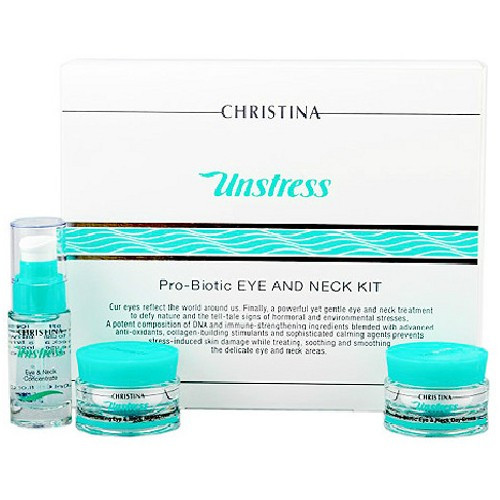 Christina Unstress Eye And Neck Kit - Набір антистрес-препаратів для шкіри навколо очей і шиї