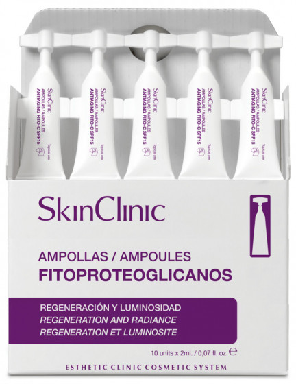 SkinClinic Fitoproteoglicanos Ampoules - Сироватка "Концентрат краси" для оновлення та сяйва шкіри - 1