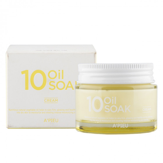 A'Pieu 10 Oil Soak Cream - Інтенсивний крем на основі натуральних олій - 1