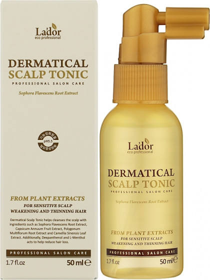 La'dor Dermatical Scalp Tonic - Тонік-спрей для росту та відновлення волосся