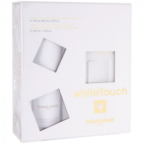 Franck Olivier White Touch - Подарунковий набір (EDP100+DEO200)