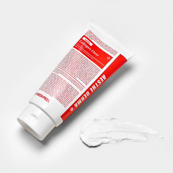 Medi Peel Red Lacto Collagen Clear - Очищуюча пінка для вмивання з колагеном - 3