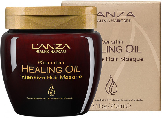 L'anza Keratin Healing Oil Intensive Hair Masque - Інтенсивна маска для волосся - 1