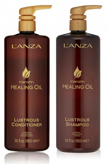 L'anza Keratin Healing Oil Lustrous Conditioner - Кондиціонер для блиску волосся - 1