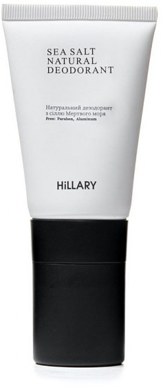 Hillary Sea Salt Natural Deodorant - Натуральний дезодорант з сіллю Мертвого моря