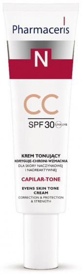 Pharmaceris N Capilar-tone CC Cream SPF30 - Тонуючий СС-крем