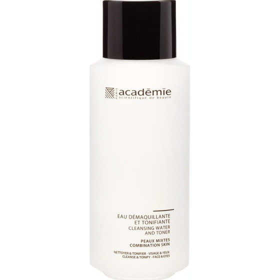 Academie Visage Cleansing Water and Toner - Універсальне очищуючий засіб для обличчя та очей - 1