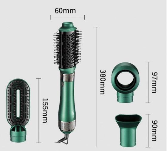 VGR V-493 - Фен-щітка Мультистайлер 4в1 з насадками - 1