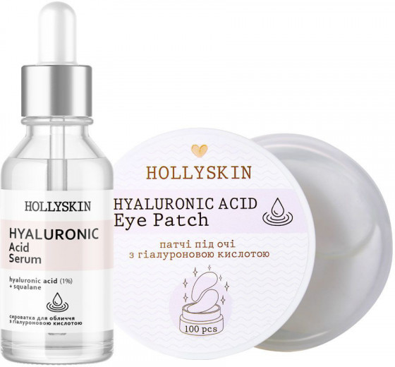 Hollyskin Hyaluronic Acid Serum - Сироватка для обличчя з гіалуроновою кислотою - 2