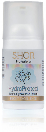 Shor Cosmetics Hydro Protect DMAE HydroFlash Serum - Відновлювальна сировотка для обличчя