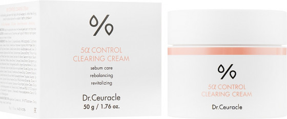 Dr.Ceuracle 5α Control Clearing Cream - Себорегулюючий крем "5-альфа контроль"