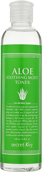 Secret Key Aloe Soothing Moist Toner - Тонер для обличчя з алое віра