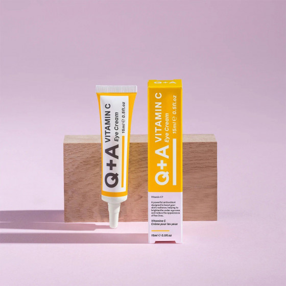 Q+A Vitamin C Eye Cream - Живильний крем для шкіри навколо очей з вітаміном C - 3