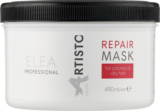 Elea Professional Artisto Repair Mask For Colored & Dry Hair - Відновлююча маска для фарбованого волосся