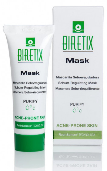 Cantabria Biretix Mask Sebum-Regulating - Себорегулююча маска для шкіри з акне