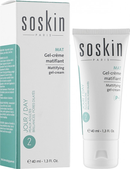 Soskin Mattifying Gel-Cream - Матуючий гель-крем для обличчя - 1