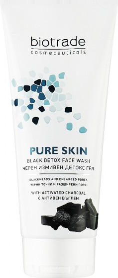 Biotrade Pure Skin Black Detox Face Wash - Чорний гель-детокс для вмивання