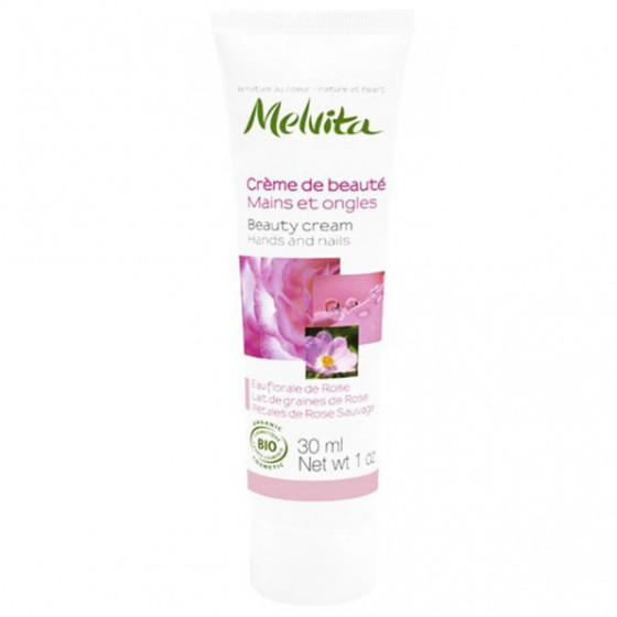 Melvita Nectar De Rose Beauty Cream Hands And Nails - Поживний крем для рук "Рожевий нектар"