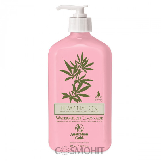 Australian Gold Hemp Nation Watermelon Lemonade Body Lotion - Закріплювач засмаги кавун-лимонад