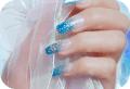 Манікюр з блискітками