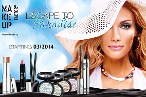 Новинка 2014: Escape to Paradise - нова літня колекція макіяжу від Make up Factory (Мейк-ап Фекторі)