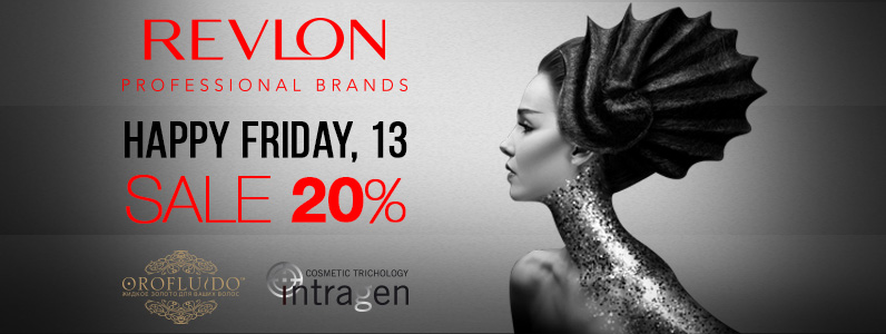 Щаслива п'ятниця, 13е! Знижка 20% на Revlon Professional і Orofluido