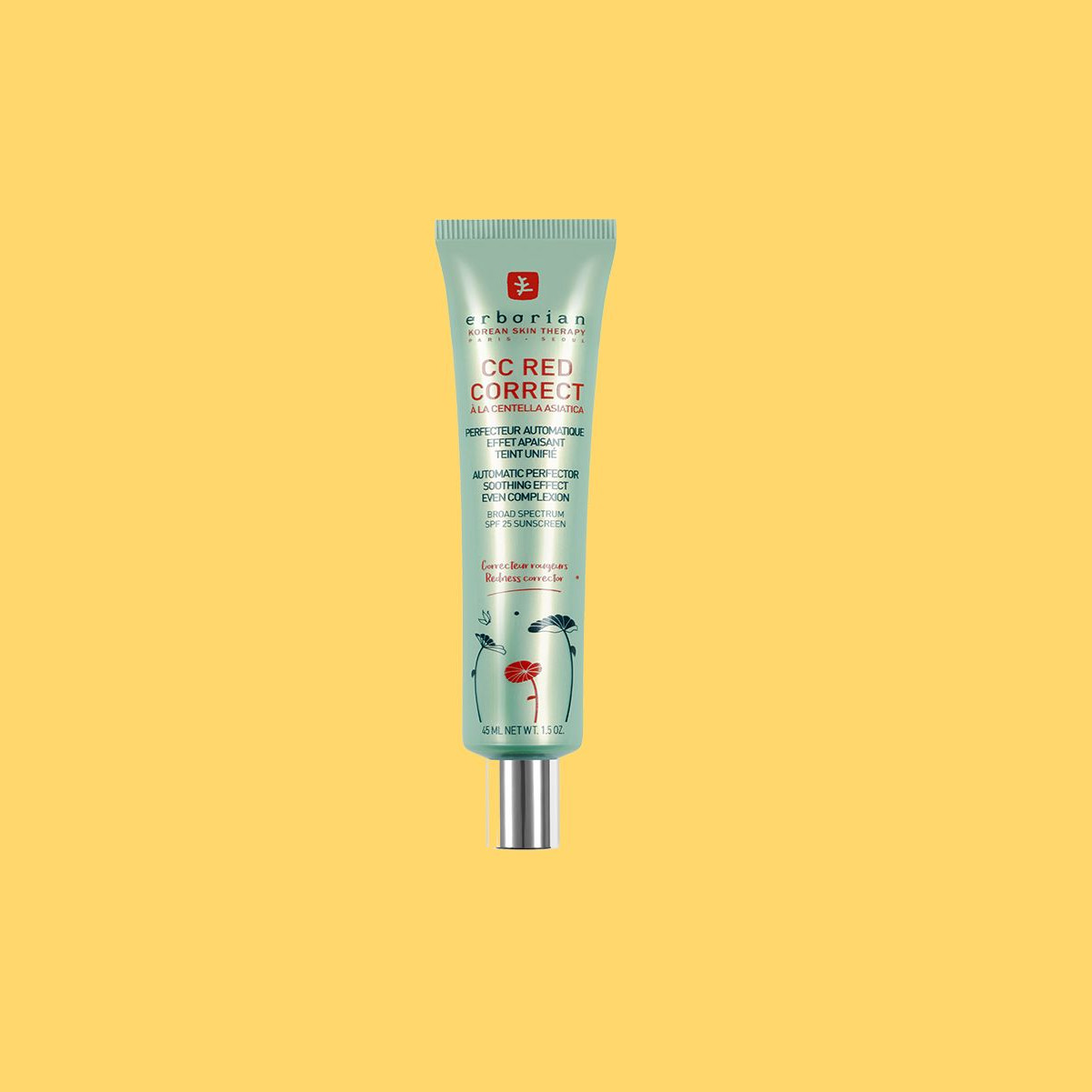 Erborian red correct. Erborian cc Cream Red correct. Erborian cc Red correct redness Corrector. СС Red correct Erborian. Эрбориан СС ред коррект SPF.